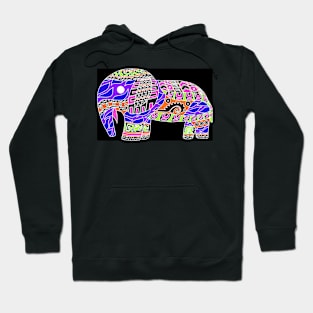 mayan elephant in ecopop arts Hoodie